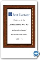 Jamie Cesaretti, MD: Patient's Choice Award 2012