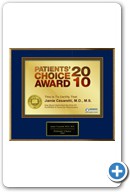 Jamie Cesaretti, MD: Patient's Choice Award 2010