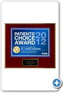 Jamie Cesaretti,
                           MD: Patient's Choice Award 2012