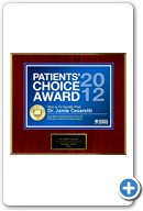 Jamie Cesaretti,
                                                               MD: Patient's Choice Award 2012