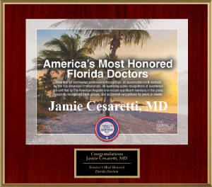 Dr. Jamie Cesaretti Awarded America&rsquo;s Most Honored Florida Doctors &ndash; 2023